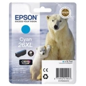 Epson Expression Premium XP-610 210850 Original Tintenpatrone XL cyan Hersteller ID No 26XL c C13T26324010