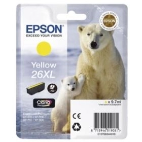 Epson Expression Premium XP-610 210852 Original Tintenpatrone XL gelb Hersteller ID No 26XL y C13T26344010
