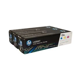 HP LaserJet CP 1025 Color 211406 Original 3 Tonerpatronen CMY Rainbow Kit Hersteller ID No 126A CF341A