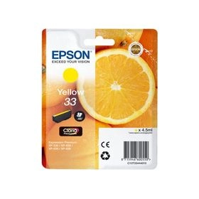 Epson Expression Premium XP-830 211644 Original Tintenpatrone gelb Hersteller ID T3344 No 33 y C13T33444010