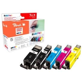 Canon Pixma MP 560 314991 Peach Spar Pack Tintenpatronen kompatibel zu Hersteller ID PGI 520 CLI 521 2934B007